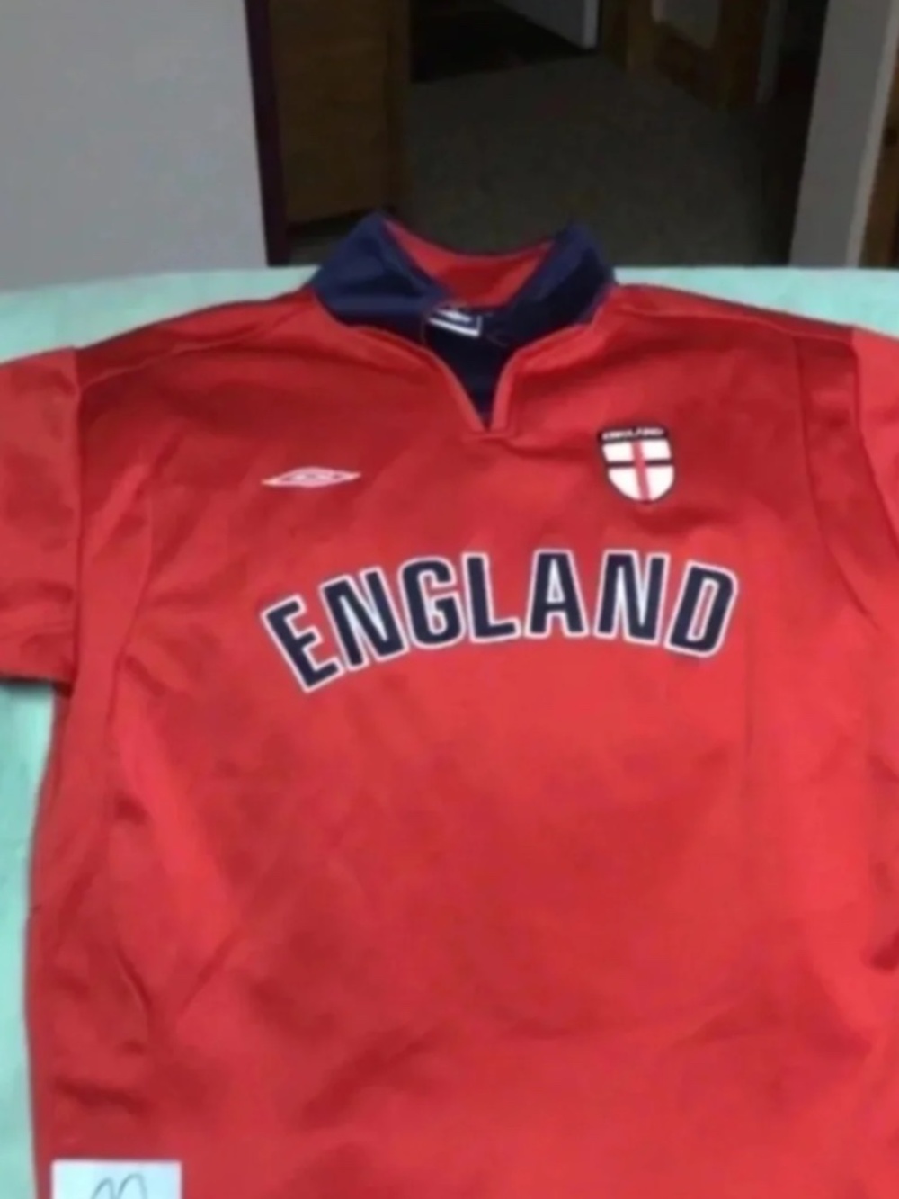 England soccer shirt